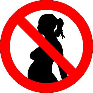 Знак противопоказания беременным