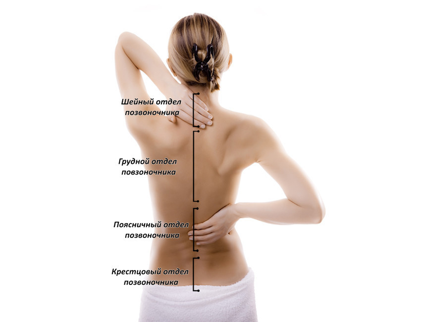 Массаж пояснично-крестцового отдела позвоночника от боли в спине