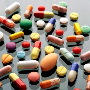 Разноцветные таблетки