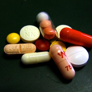 Разноцветные таблетки